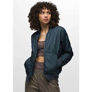 NWT!  prAna Esla Bomber Jacket Stormy Night (Size Small)